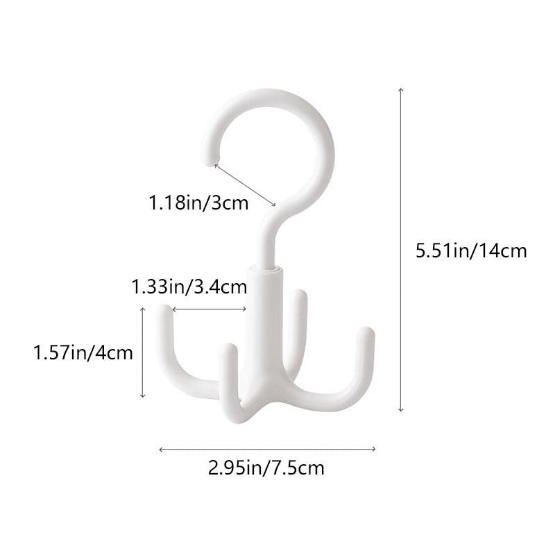 Rotary Hanger Wrap Silk Scarf Storage Rack