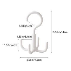 Rotary Hanger Wrap Silk Scarf Storage Rack