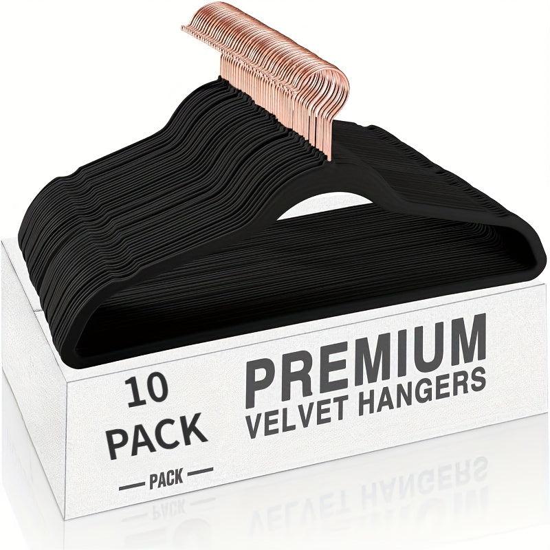 Non-slip Flocking Hanger for Clothes Organization