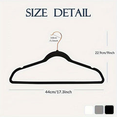 Non-slip Flocking Hanger for Clothes Organization