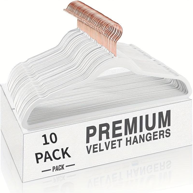 Non-slip Flocking Hanger for Clothes Organization