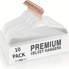 Non-slip Flocking Hanger for Clothes Organization
