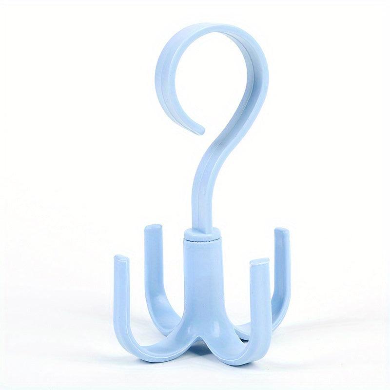 360u00b0 Rotatable 4 Claw Hanger Wardrobe Bag Tie Drying Rack