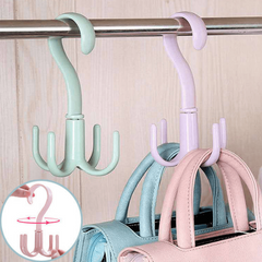 360u00b0 Rotatable 4 Claw Hanger Wardrobe Bag Tie Drying Rack