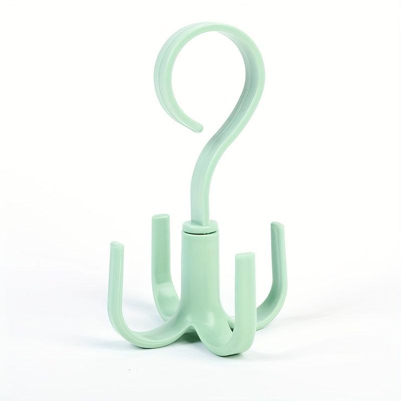 360u00b0 Rotatable 4 Claw Hanger Wardrobe Bag Tie Drying Rack