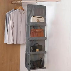 8 Pockets Hanging Bag Organizer Closet Wardrobe Storage