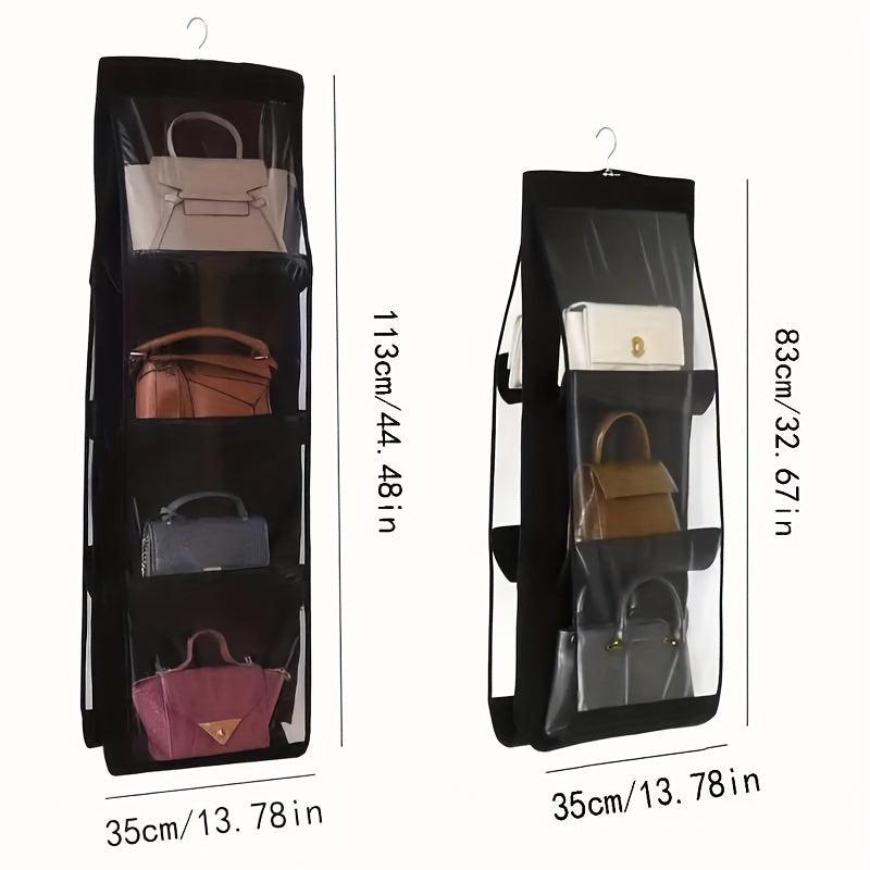 8 Pockets Hanging Bag Organizer Closet Wardrobe Storage