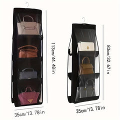 8 Pockets Hanging Bag Organizer Closet Wardrobe Storage