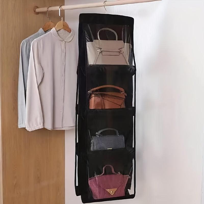 8 Pockets Hanging Bag Organizer Closet Wardrobe Storage