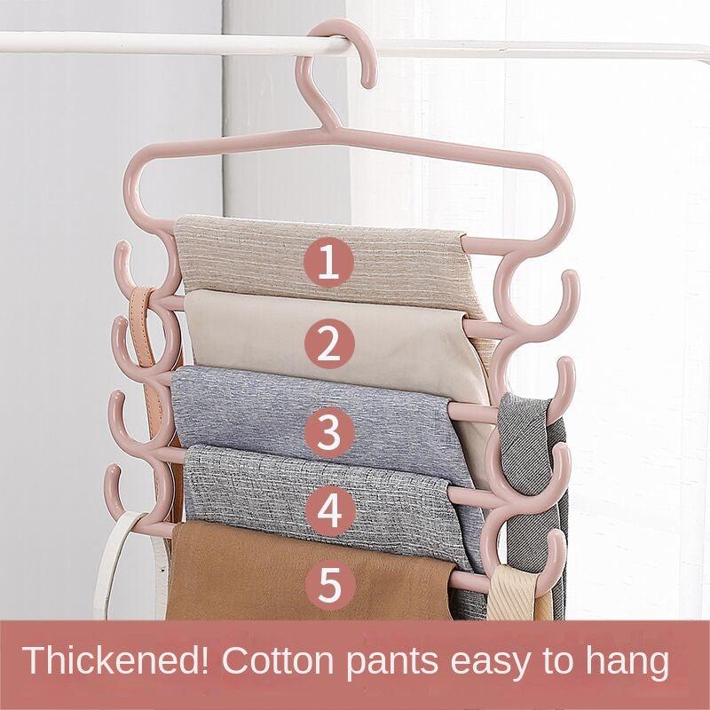 1pc Trouser Hanger Layer Wardrobe Hanger