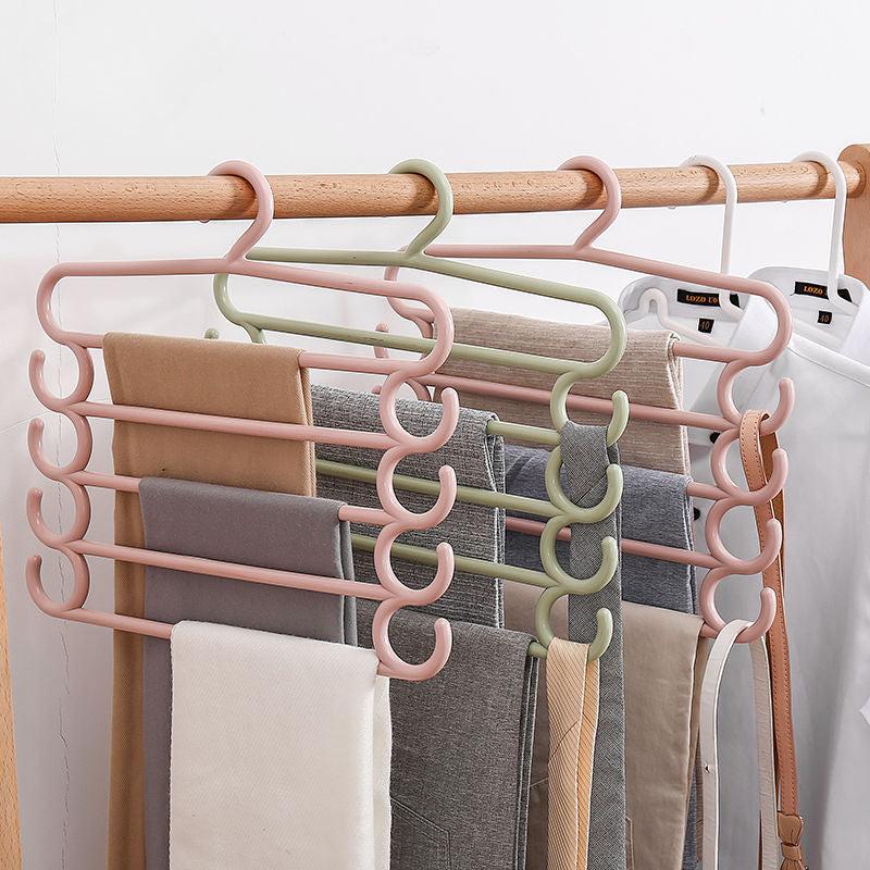 1pc Trouser Hanger Layer Wardrobe Hanger