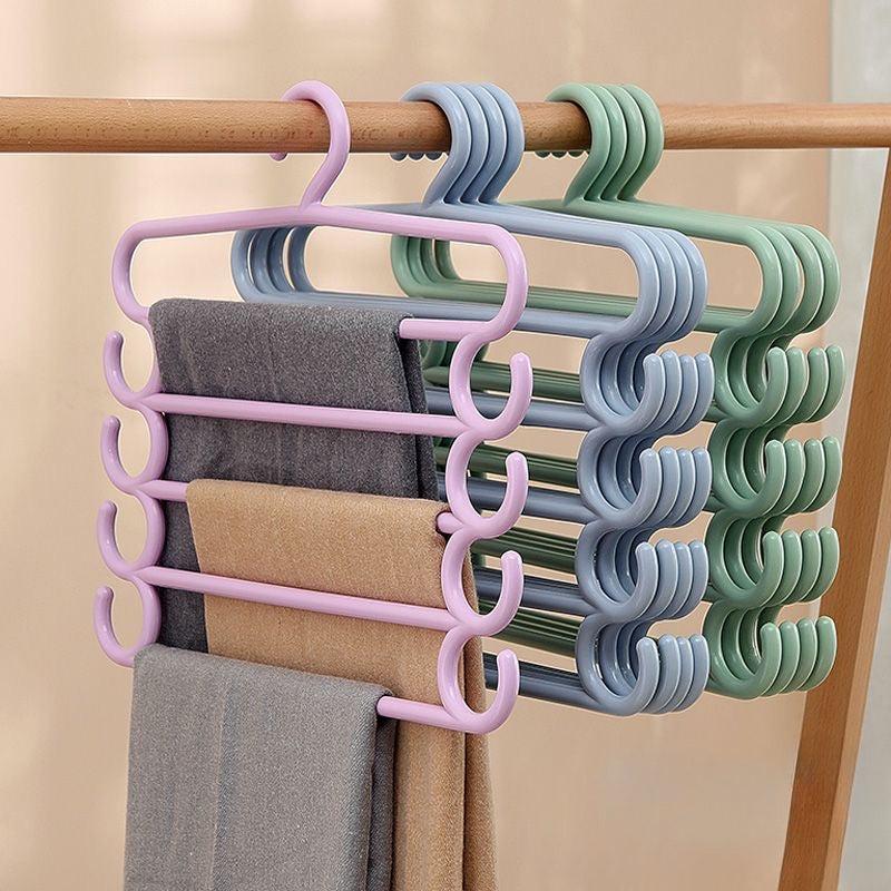 1pc Trouser Hanger Layer Wardrobe Hanger