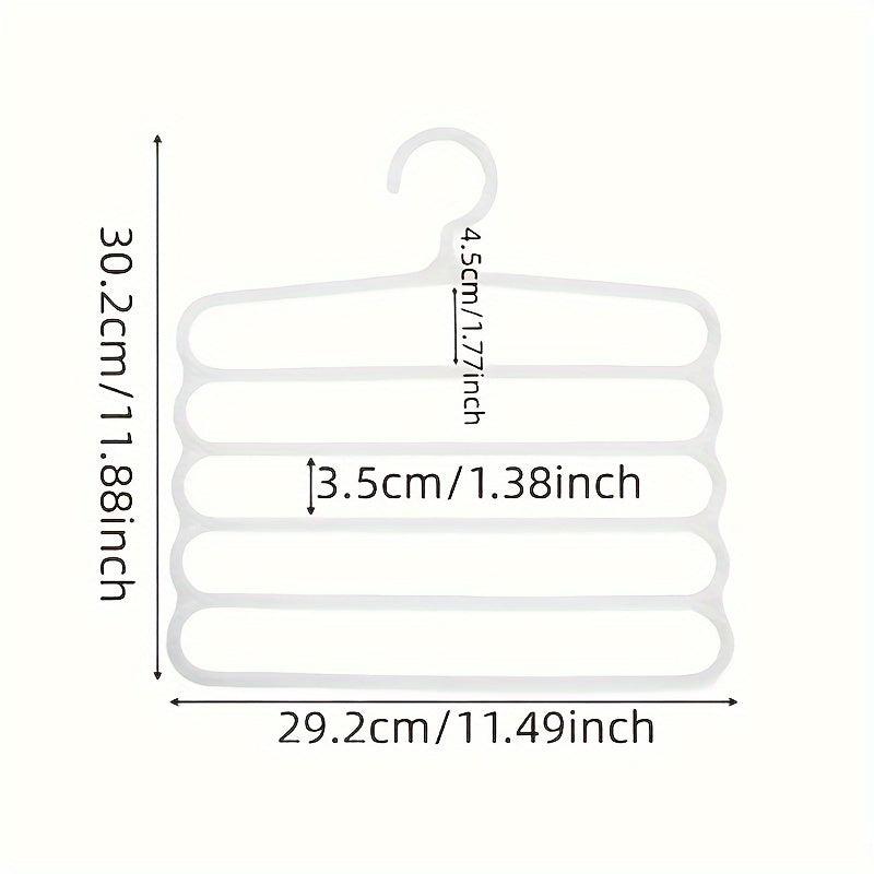 Five Layer Pants Rack Wardrobe Built in Household Commercial