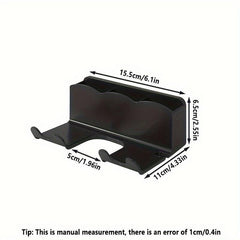 Wall Mounted Hair Dryer Holder No Drilling Easy Install