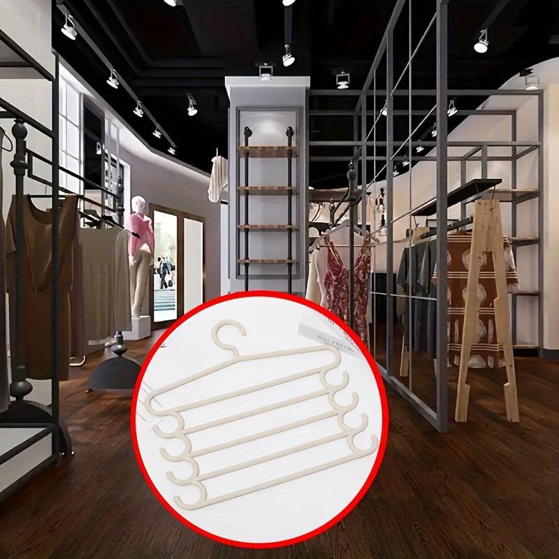 2pcs Trousers Hangers Closet Storage Organizers 5 Layers