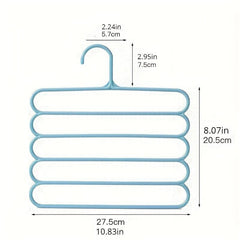 3PCS Trousers Hangers Closet Storage Organizers