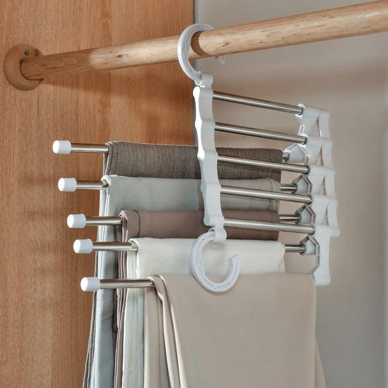 5 in 1 Stainless Steel Trouser Rack Hanger