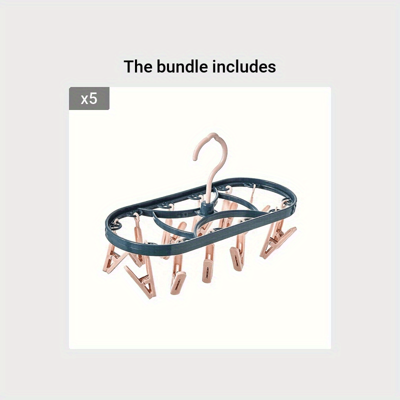 Windproof Clip Hanger for Clothes Drying