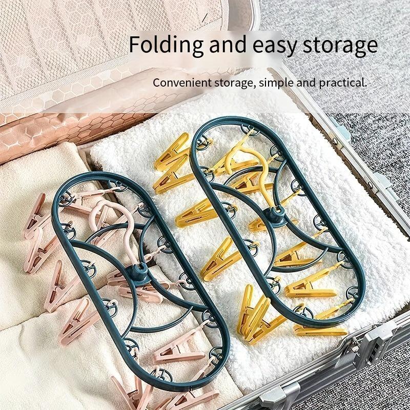 Windproof Clip Hanger for Clothes Drying