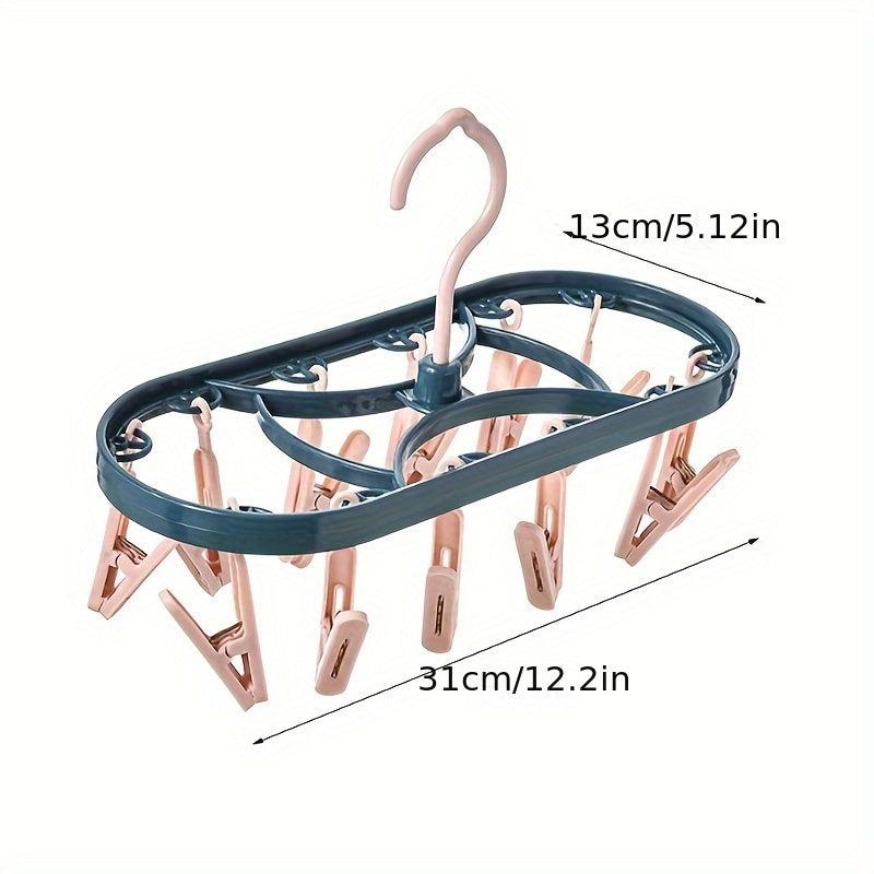 Windproof Clip Hanger for Clothes Drying