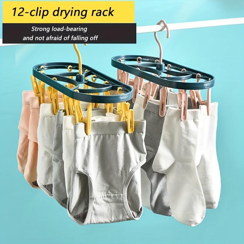 Windproof Clip Hanger for Clothes Drying