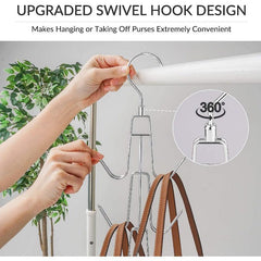 Purse Hanger Organizer For Closet - Bag Holder Keeping Purses Visible & In Good