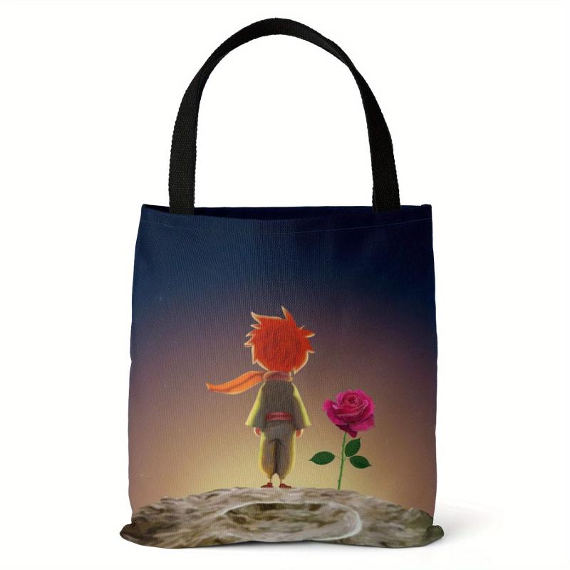 Canvas Bag The Little Prince Series Print Lightweight Shoulder Bag