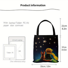 Canvas Bag The Little Prince Series Print Lightweight Shoulder Bag