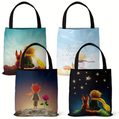 Canvas Bag The Little Prince Series Print Lightweight Shoulder Bag