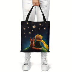 Canvas Bag The Little Prince Series Print Lightweight Shoulder Bag