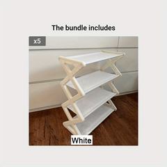 4 Tier Shoe Storage Containers For Entryway Hallway Bedroom Living Room