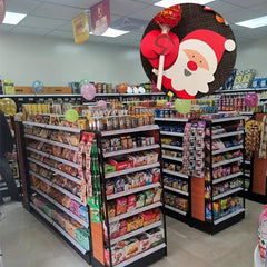 50pcs Santa Lollipop Cards Christmas Party DIY Crafts