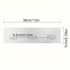 2pcs Shower Gel Glue Soap Holder Bathroom Storage Rack