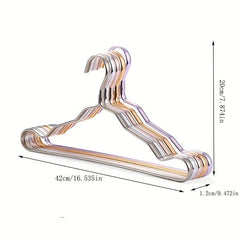 Space Aluminum Alloy Hanger Rust Proof Fade Proof Dual Use Non Trace