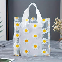 Daisy Gift Bag Transparent PVC Carrying Bag for Parties and Events
