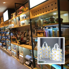 Daisy Gift Bag Transparent PVC Carrying Bag for Parties and Events