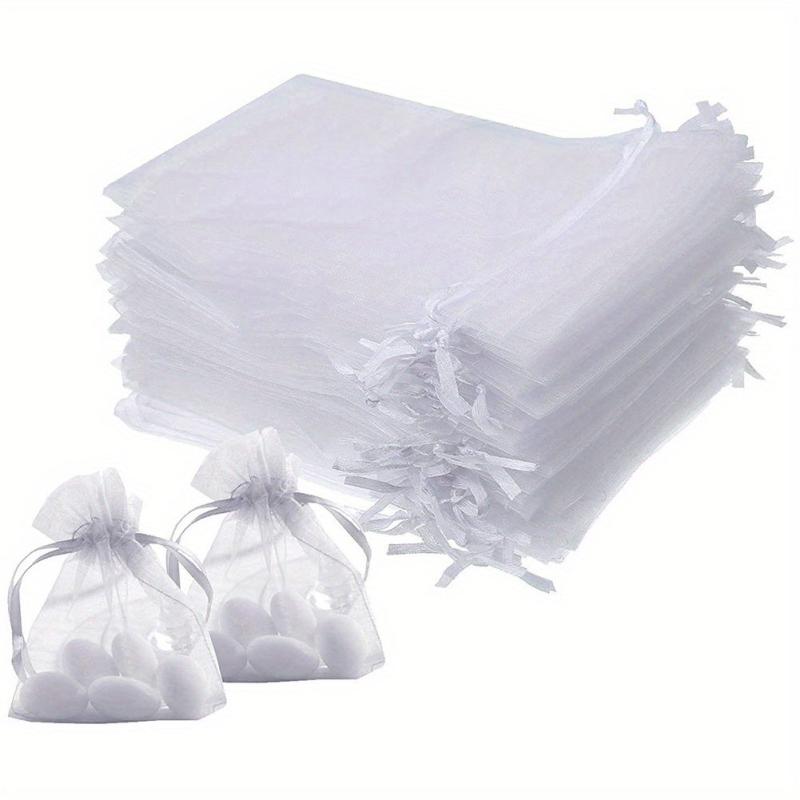 100pcs Organza Bag Jewelry Pouch Wedding Party Favor Gift Bag