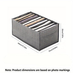 Portable Wardrobe Drawer Organizer 9 Grids Clothes Underwear Socks T