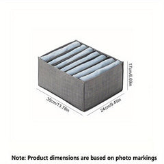 Portable Wardrobe Drawer Organizer 9 Grids Clothes Underwear Socks T