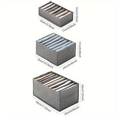 Portable Wardrobe Drawer Organizer 9 Grids Clothes Underwear Socks T