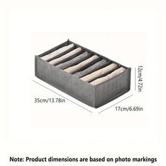 Portable Wardrobe Drawer Organizer 9 Grids Clothes Underwear Socks T