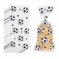 Soccer Pattern Gift Bags for Birthday Party Favors