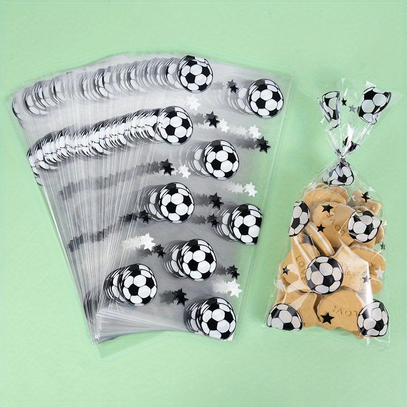 Soccer Pattern Gift Bags for Birthday Party Favors