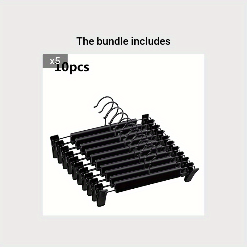 Non Mark Trouser Hanger 10pcs Organize Clothes Skirts