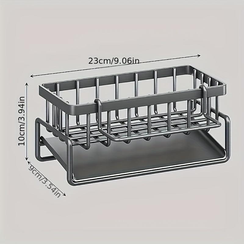 Stainless Steel Sink Caddy & Dishcloth Holder