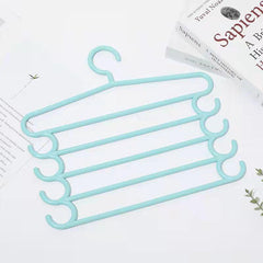 5-Layer Closet Storage Organizer for Pants, Towels, Scarves - Clothes Hangers