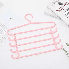 5-Layer Closet Storage Organizer for Pants, Towels, Scarves - Clothes Hangers