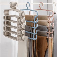 5-Layer Closet Storage Organizer for Pants, Towels, Scarves - Clothes Hangers