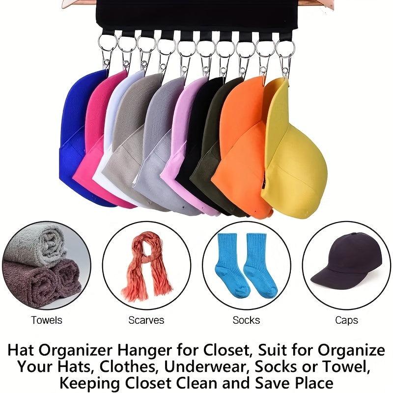 Portable Plastic Mesh Hanger Clip Adhesive Hat Clip Hat Storage Hanger
