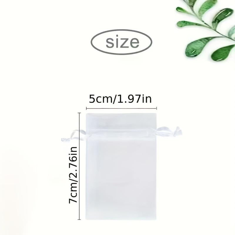 Mini Organza Jewelry Bag Mesh Drawstring Gift Bag For Candy Samples
